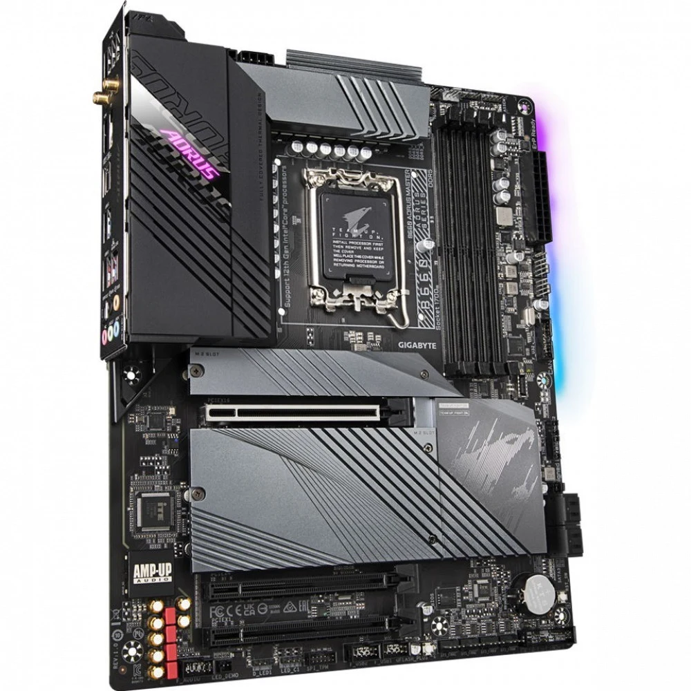 Сист. плата Gigabyte B660 AORUS MASTER, B660, 1700, 4xDIMM DDR5, 3xPCI-E x16, 3xM.2, 4xSATA, HDMI, DP, WIFI6 ax, BOX