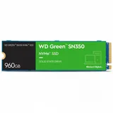 Твердотельный накопитель/ WD SSD Green SN350 NVMe, 960GB, M.2(22x80mm), NVMe, PCIe 3.0 x4, 3D TLC, R/W 2400/1900MB/s, IOPs 340 000/380 000, TBW 80, DWPD 0.1 (12 мес.)
