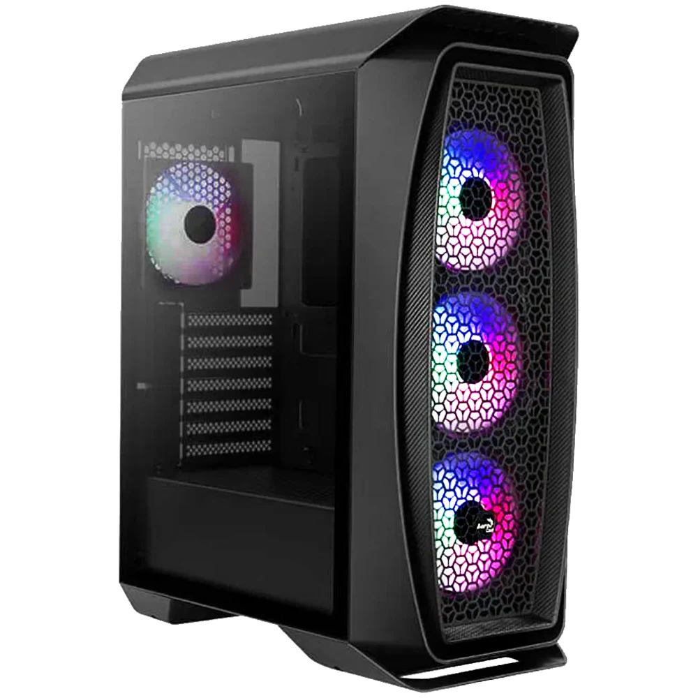 Компьютерный корпус Aerocool Aero One Frost без Б/П Компьютерный корпус, Aerocool, Aero One Frost-G-BK-v1, ATX/Micro ATX, USB 2*3.0, HD-Audio+Mic, Кулер 4*12см Frost, Высота процессорного кулера до
