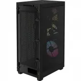 Корпус Corsair iCUE 2000D RGB Airflow, Black, 3x2.5" HDD, 2xUSB, 1хUSB-C, Mic+Audio