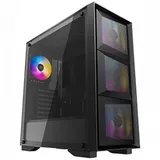Компьютерный корпус, Deepcool, MATREXX 50 DP-ATX-MATREXX50-MESH-4FS, E-ATX/ATX/Micro ATX, USB 3.0*1/2.0*2, HD-Audio+Mic, Кулер 4*12см FRGB, Высота процессорного кулера до 160мм, Длина VGA до 370мм (