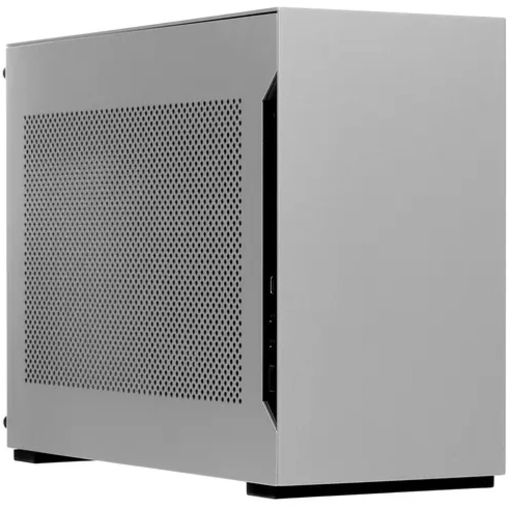 Корпус Lian Li A4H2O m-ITX, 1хUSB3.0, 1xUSB 3.1 TYPE-C RISER CABLE PCIe4.0 G99.A4H20A4.00 БП SFX/SFX-L, Silver