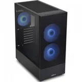 Корпус Lian Li Lancool 205 Mesh X Black ATX/m-ATX/mITX, Предустановленные вентиляторы спереди 2x140mm ARGB , сзади 1x120mm ARGB PWM Fan, 1xTypeC, G99.OE764CX.00
