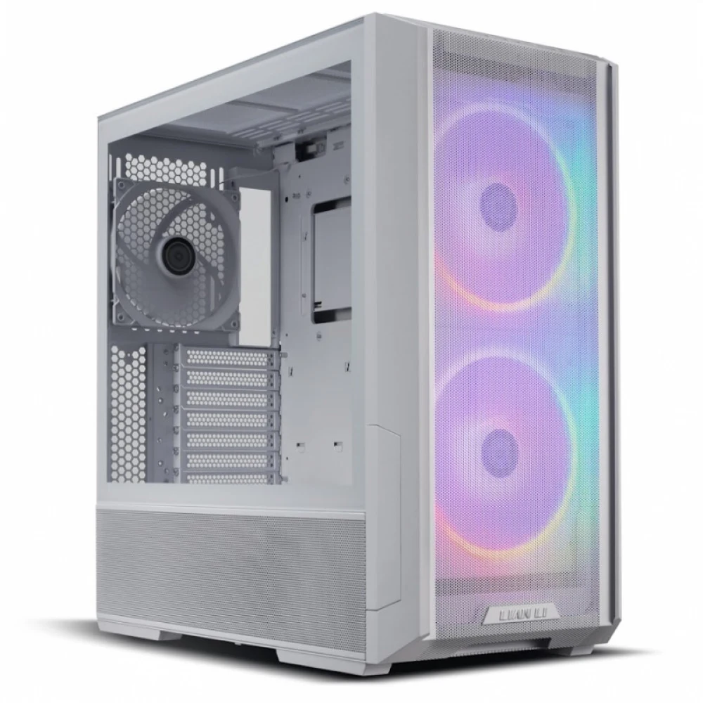 Корпус LIAN LI Lancool 216 White RGB, Medium Case: ATX/E-ATX/Micro-ATX/Mini-ITX, 2xUSB 3.0, 1xUSB Type-C, 1xAudio, Included Fans: 2x160mm ARGB, 1x140mm PWM