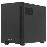 Корпус Lian Li TU-150, Mini-Tower Chassis, ITX, 1x3,5", 2x2,5", 3 слота расширения, USB3.1 Type Cx1, USB3.0 x2, HD Audio, цвет - черный, без блока питания. Алюминий. Боковая стенка - Заколенное стек