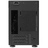 Корпус Lian Li TU-150, Mini-Tower Chassis, ITX, 1x3,5", 2x2,5", 3 слота расширения, USB3.1 Type Cx1, USB3.0 x2, HD Audio, цвет - черный, без блока питания. Алюминий. Боковая стенка - Заколенное стек