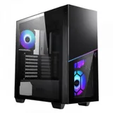 MPG SEKIRA 100R Mid-Tower, E-ATX, ATX, mATX, Mini-ITX, 2xUSB 3.0, 1xType C, 4x120mm ARGB Fan, Tempered Glass Window MPG SEKIRA 100R (727505)