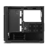 Корпус Sharkoon RGB V1000, Mini Tower, mATX, Black, 1x5.25"/2x3.5"/6x2.5" HDD, 2xUSB, Mic+Audio