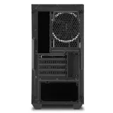 Корпус Sharkoon RGB V1000, Mini Tower, mATX, Black, 1x5.25"/2x3.5"/6x2.5" HDD, 2xUSB, Mic+Audio