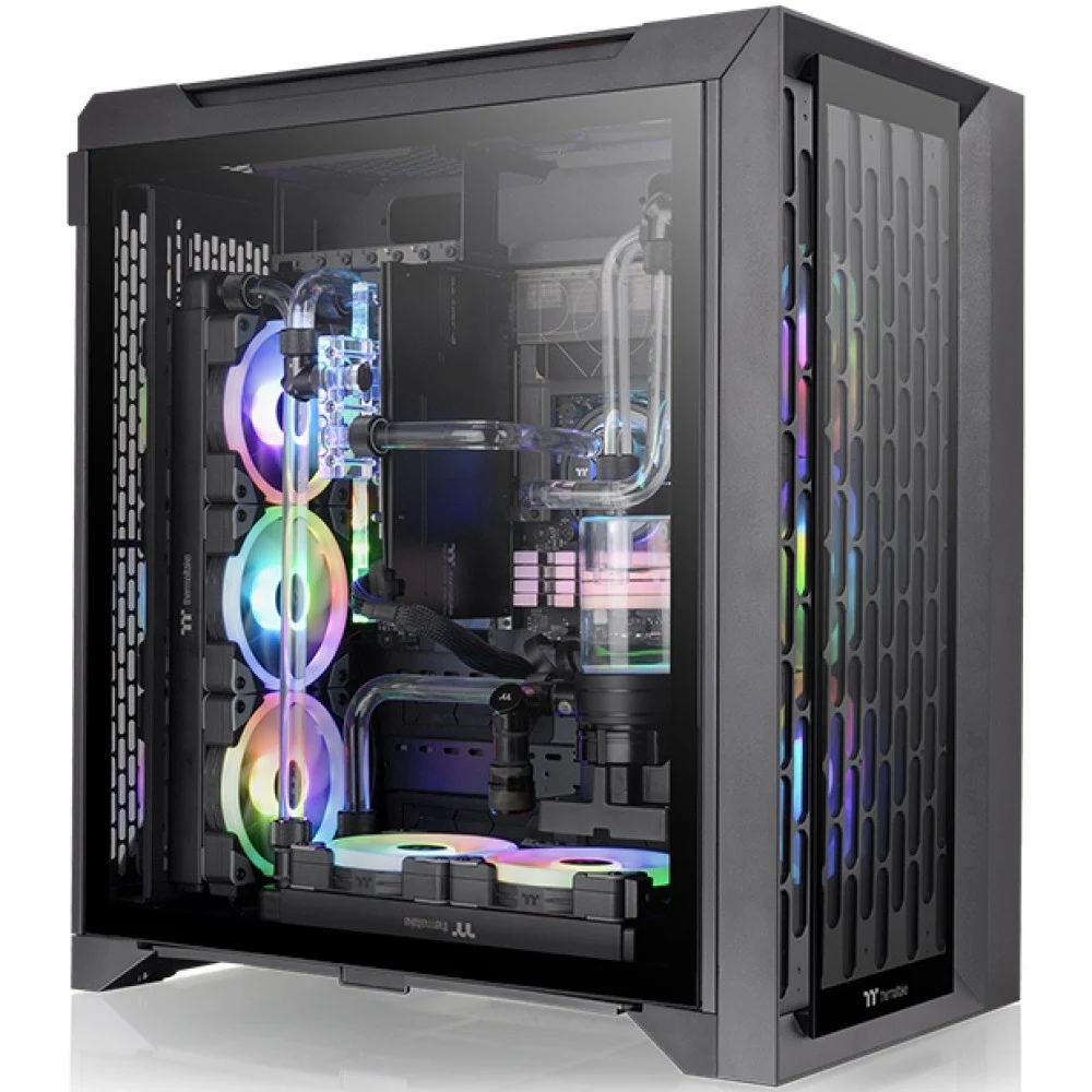 Компьютерный корпус, Thermaltake, CTE C700 TG ARGB, CA-1X7-00F1WN-01, Mid Tower, Mini-ITX/M-ATX/ATX/E-ATX, USB 3.2 (Gen 2) Type-C*1, USB 3.0*2, HD Audio, Кулер 3*140 мм CT140 white fan, Высота проце