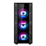 Корпус Wintek Galaxy F507 TG, Mid Tower, ATX, Black, 2x3.5"/2x2.5" HDD, 2xUSB, 1xUSB3.0, Mic+Audio