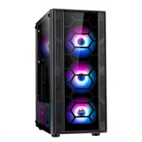 Корпус Wintek Galaxy F507 TG, Mid Tower, ATX, Black, 2x3.5"/2x2.5" HDD, 2xUSB, 1xUSB3.0, Mic+Audio