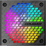 Блок питания, Cougar, AURIC 750, 750W, ATX, APFC, GOLD, 20+4 pin, 2*4+4pin, 8*Sata, 3*Molex, 6*PCI-E 6+2 pin, Поддержка Haswell, Вентилятор 12 см ARGB, Модульный, Кабель питания, Чёрный