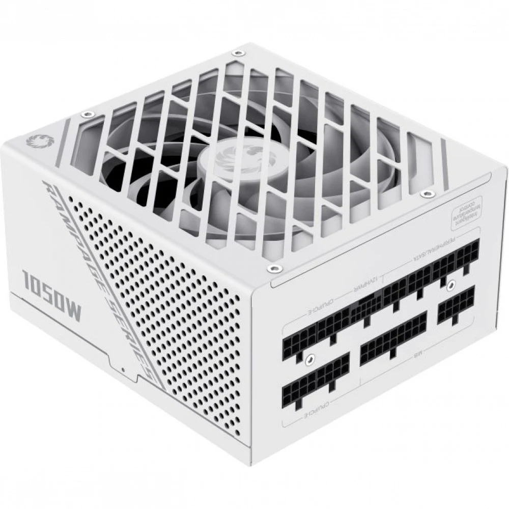 БП ATX 1050W GameMax GX-1050 PRO WH, Platinum, 20+4/20+4+8/24+4/24+8/24+4+8, 13.5сm,4x6+2p+16p PCI-E