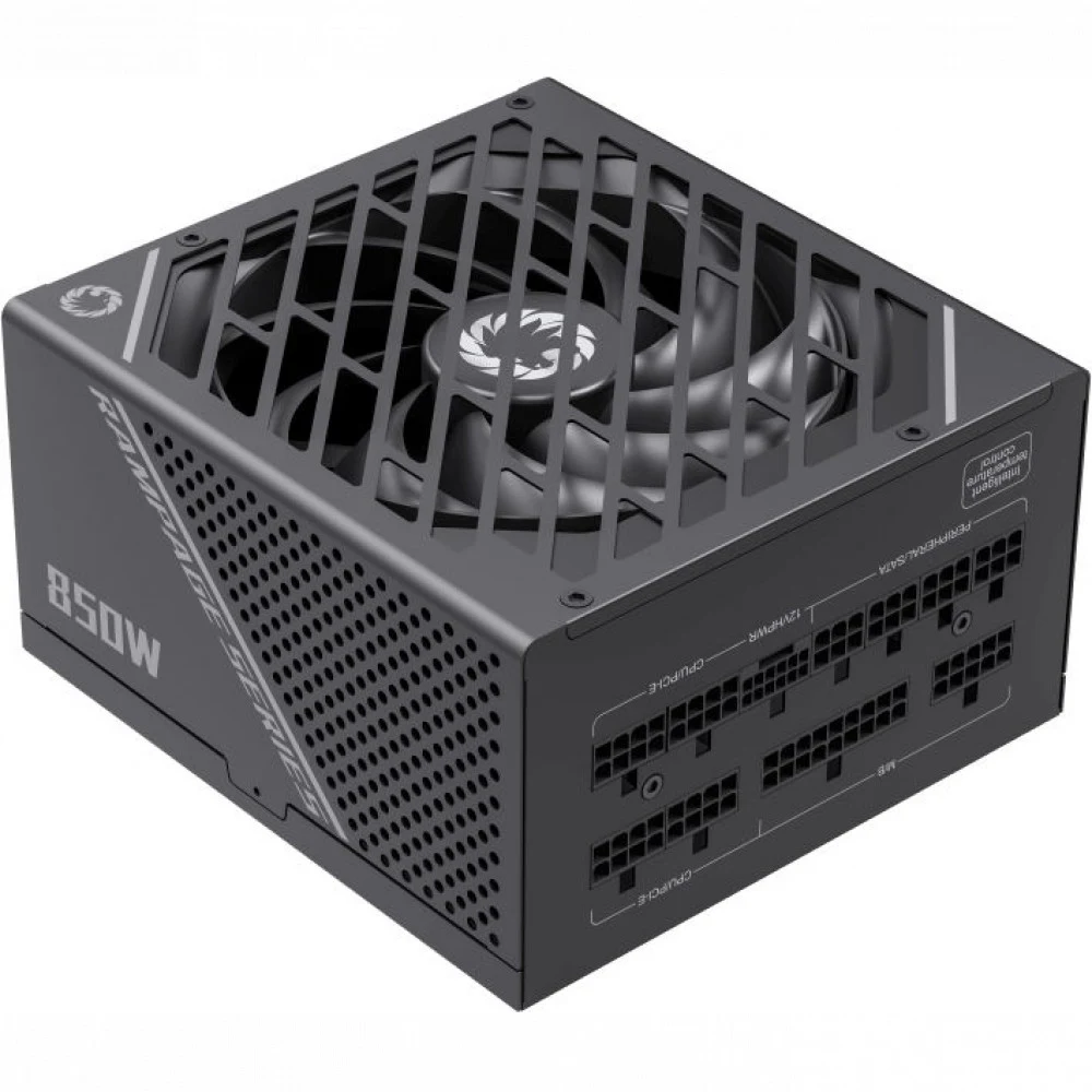 Блок питания ATX 850W GameMax GX850 PRO BK, Gold, 20+4/24+4/24+8, 13.5cm, 4x6+2p PCI-E