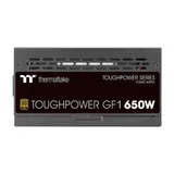 Блок питания, Thermaltake, Toughpower GF 650W, PS-TPD-0650FNFAGE-2, 650W, ATX, Gold, APFC, 20+4 pin, 4+4pin, 9*Sata, 4*Molex, 4*PCI-E 6+2 pin, FDD, Modular, Вентилятор 14 см, 160х86х150мм, Чёрный