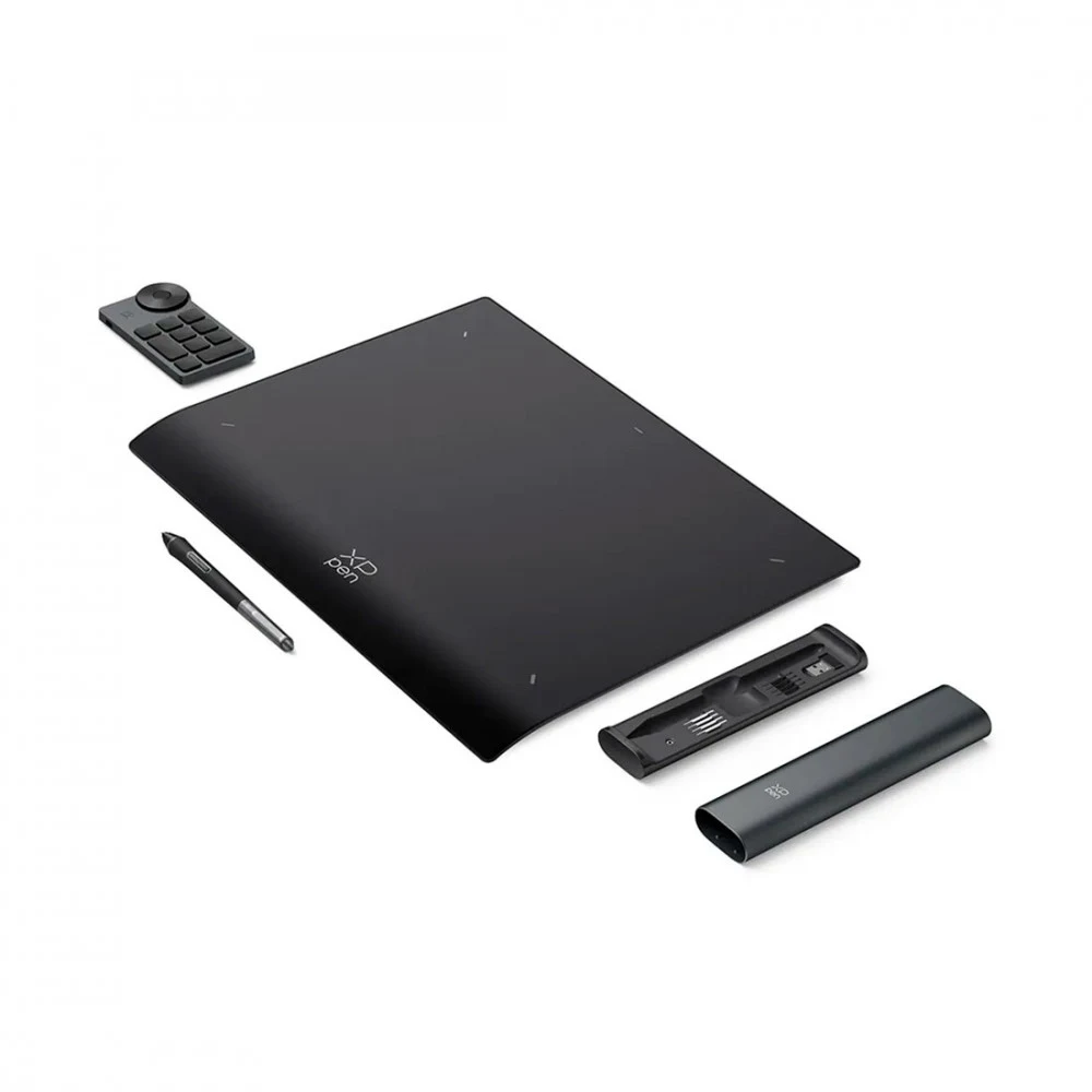Графический планшет, XP-Pen, Deco Pro LW (Gen 2) MT1172B_ACK05, Разрешение 5080 lpi, Чувствительность к нажатию 8192, Интерфейс Bluetooth, Рабочая область 10"х6", Чёрный