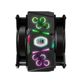 Кулер для процессора/ Cooler Master MasterAir MA410M (150W, 4-pin, 165.1mm, tower, Al/Cu, ARGB, fans: 2x120mm/53.38CFM/31dBA/1800rpm, 1200/115X/2066/2011-V3/2011/AM4/AM3/AM3+/AM2/AM2+/FM2/FM2+/FM1,
