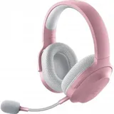Гарнитура, Razer, Barracuda X - Quartz Pink, RZ04-03800300-R3M1, Беспроводные, Микрофон съемный, Зеленая подсветка наушников, Динамики 40 мм, 20 – 20 000 Гц, 32 Ом при 1 кГц, USB-C, Розовый