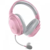 Гарнитура, Razer, Barracuda X - Quartz Pink, RZ04-03800300-R3M1, Беспроводные, Микрофон съемный, Зеленая подсветка наушников, Динамики 40 мм, 20 – 20 000 Гц, 32 Ом при 1 кГц, USB-C, Розовый