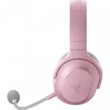 Гарнитура, Razer, Barracuda X - Quartz Pink, RZ04-03800300-R3M1, Беспроводные, Микрофон съемный, Зеленая подсветка наушников, Динамики 40 мм, 20 – 20 000 Гц, 32 Ом при 1 кГц, USB-C, Розовый
