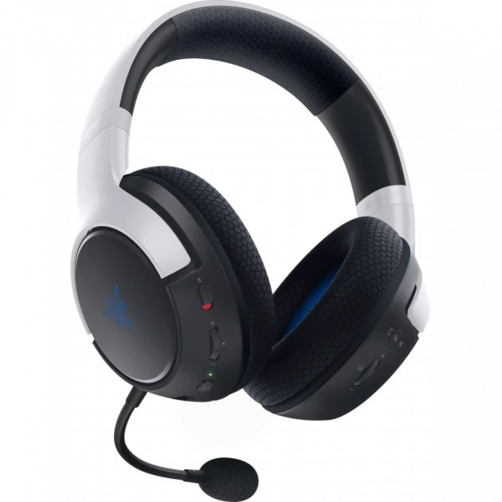 Гарнитура, Razer, Kaira Pro for PlayStation, RZ04-04030100-R3M1, Игровая гарнитура, беспроводная, микрофон поворотный гибкий, Динамики 50 мм, 7.1 Surround Sound, Диапазон частот: 20 Гц – 20 кГц , Чу
