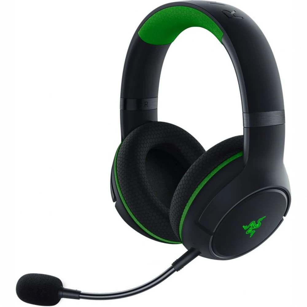 Гарнитура, Razer, Kaira Pro for Xbox, RZ04-03470100-R3M1, Игровая гарнитура, беспроводная, микрофон поворотный гибкий, Динамики 50 мм, 7.1 Surround Sound, Диапазон частот: 20 Гц – 20 кГц , Виртуальн