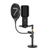 Микрофон 7RYMS SR-AU01-K2, 80Hz-20kHz, -30dB,mkb, USB type-C, Black