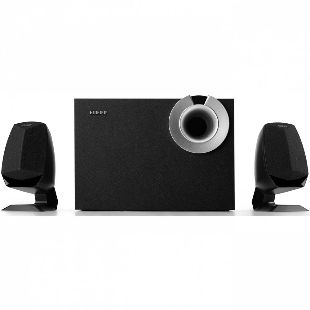 Колонки Edifier M201BT (2.1) - Black, 34Вт(2x8+18) RMS, 63Hz-20kHz, 85dB, Bluetooth, Line-In 3.5mm