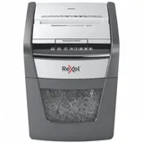 Шредер Rexel Optimum AutoFeed 50X черный с автоподачей (секр.P-4) фрагменты 50лист. 20лтр. скрепки скобы пл.карты