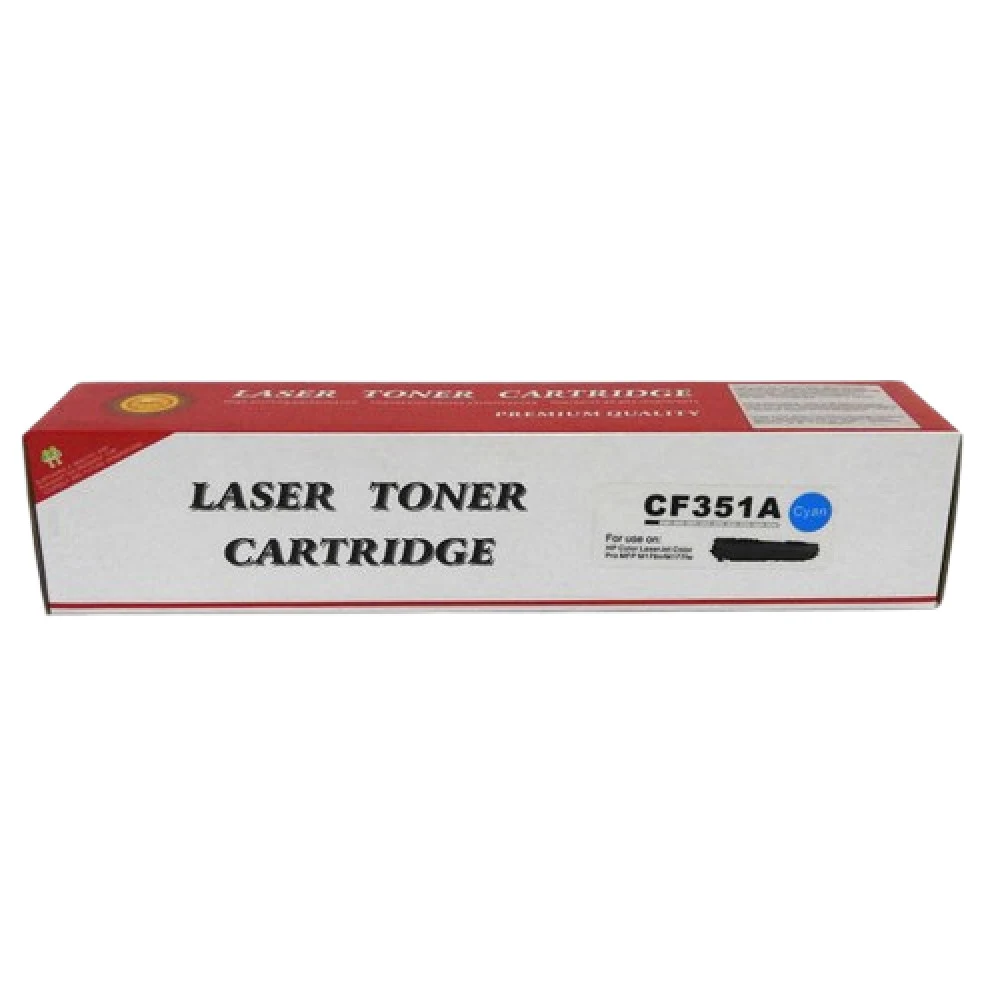 HP CF351A 130A Cyan Toner Cartridge for Color LaserJet Pro M176n/M177fw, up to 1000 pages.