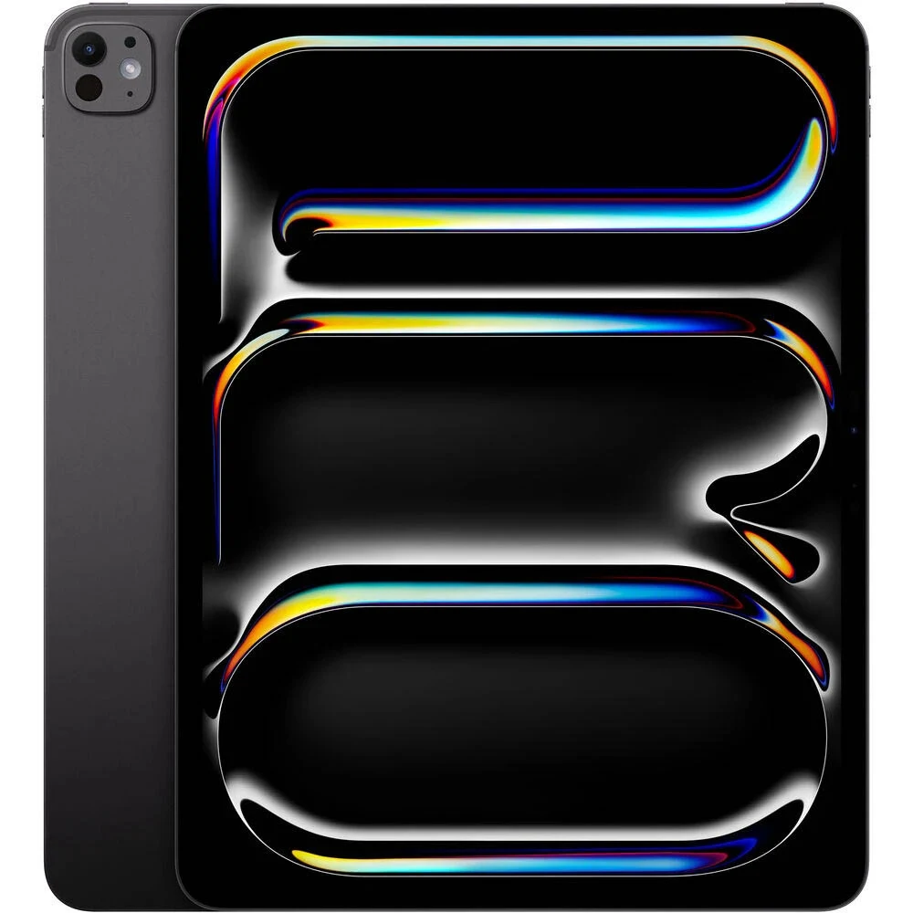 Планшет Apple iPad Pro 2024 A2926 M4 9C RAM8Gb ROM256Gb 13" OLED 2752x2064 5G eSIM iOS черный космос 12Mpix 12Mpix BT WiFi 9hr [MVXR3LL/A]