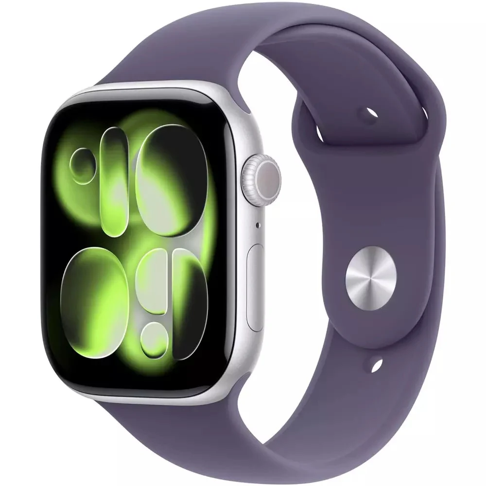 Умные часы Apple Watch Series 11 GPS 46mm Silver Al Case Purple Fog Sport Band S/M A3333 (MEV94RK/A)
