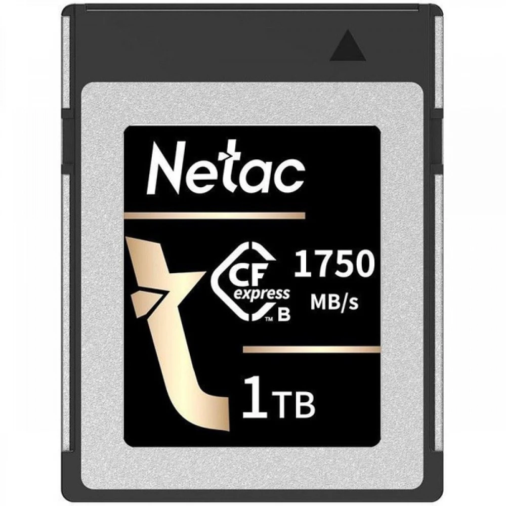 Флеш карта CFexpress 1TB Netac CF2000 <NT02CF2000-001T-S> PCIe Gen 3x2 Type B cards , up to 1750MB/1650MB/