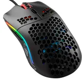 Компьютерная мышь, Glorious, Model O-, GOM-BLACK, Игровая, Оптическая, Проводная, Pixart PMW-3360 Sensor, 12000 DPI, 250+ IPS, 50G, 1000 Hz, RGB, 6 кнопок, Длина провода 2м, Матовый черный