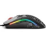Компьютерная мышь, Glorious, Model O-, GOM-BLACK, Игровая, Оптическая, Проводная, Pixart PMW-3360 Sensor, 12000 DPI, 250+ IPS, 50G, 1000 Hz, RGB, 6 кнопок, Длина провода 2м, Матовый черный