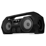 SVEN PS-465, черный, акустическая система 2.0, мощность 2x9 Вт (RMS), Bluetooth, FM, USB, microSD, LED-дисплей, встроенный аккумулятор