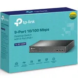 Switch 9 port TP-Link TL-SF1009P, 9x10/100 Мбит/с RJ-45, PoE(65Вт)