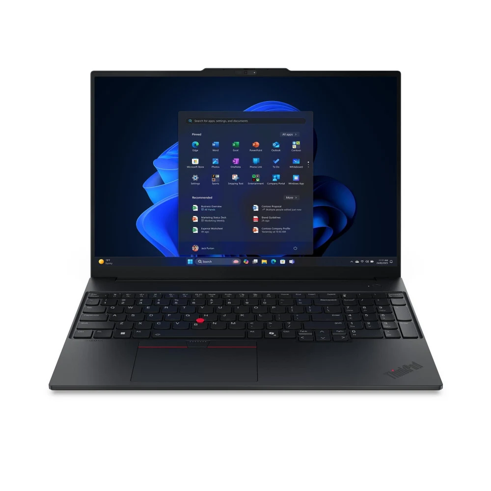 ThinkPad E16 G3, Intel® Core™ Ultra 5 225U (E-cores up to 3.80GHz, 12MB), 16" WUXGA Non-Touch, No Operating System, 16.0GB, 1x512GB SSD M.2 2242 PCIe Gen4 TLC Opal, Intel® Graphics, BT5.1 or BT5.3,W