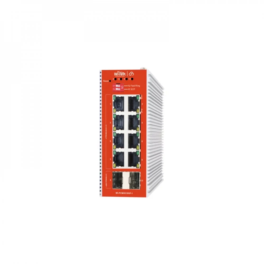 WI-PCMS310GF-I V2 Wi-Tek Облачный промышленный коммутатор