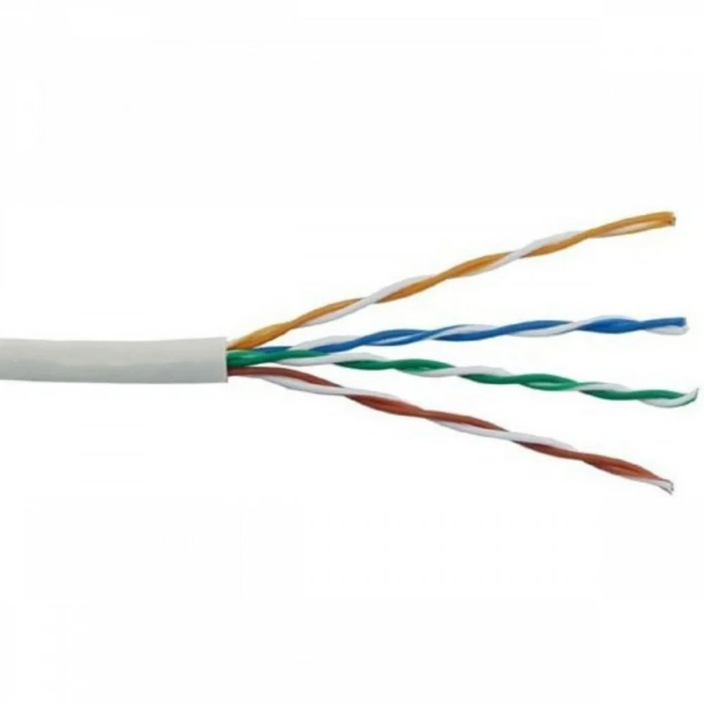 Кабель Lanmaster LAN-6ESFTP-HFLT-GY кат.6 S/FTP 4 пары 23AWG 100Om нг(А)-HF внутренний 305м серый