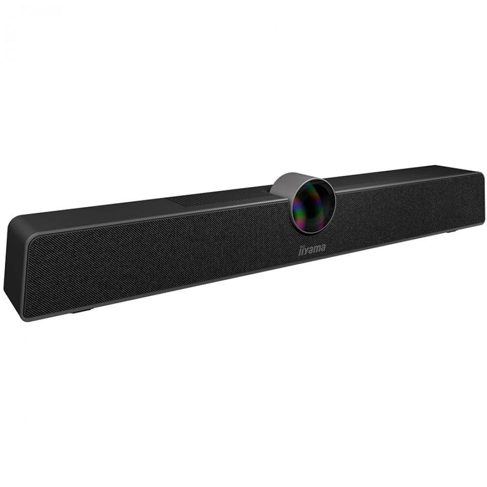 Веб-Камера, iiyama, UC CAM120ULB-1, USB 2.0, 2160p / 30fps, 12Mpx, Микрофон, Крепление: настенное, Чёрный