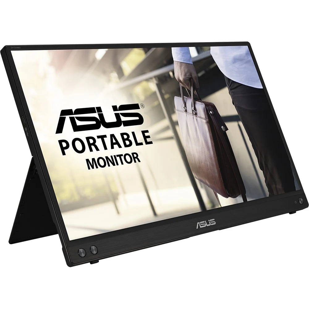 Монитор LCD 15.6" MB16ACV ASUS ZenScreen MB16ACV portable USB Monitor, 15.6", FHD (1920x1080), IPS, 16:9, 250cd/?, 800:1, 5ms(GTG), 60Hz, USB-Cx1, Flicker Free, Blue Light Filter, Anti-glare surface