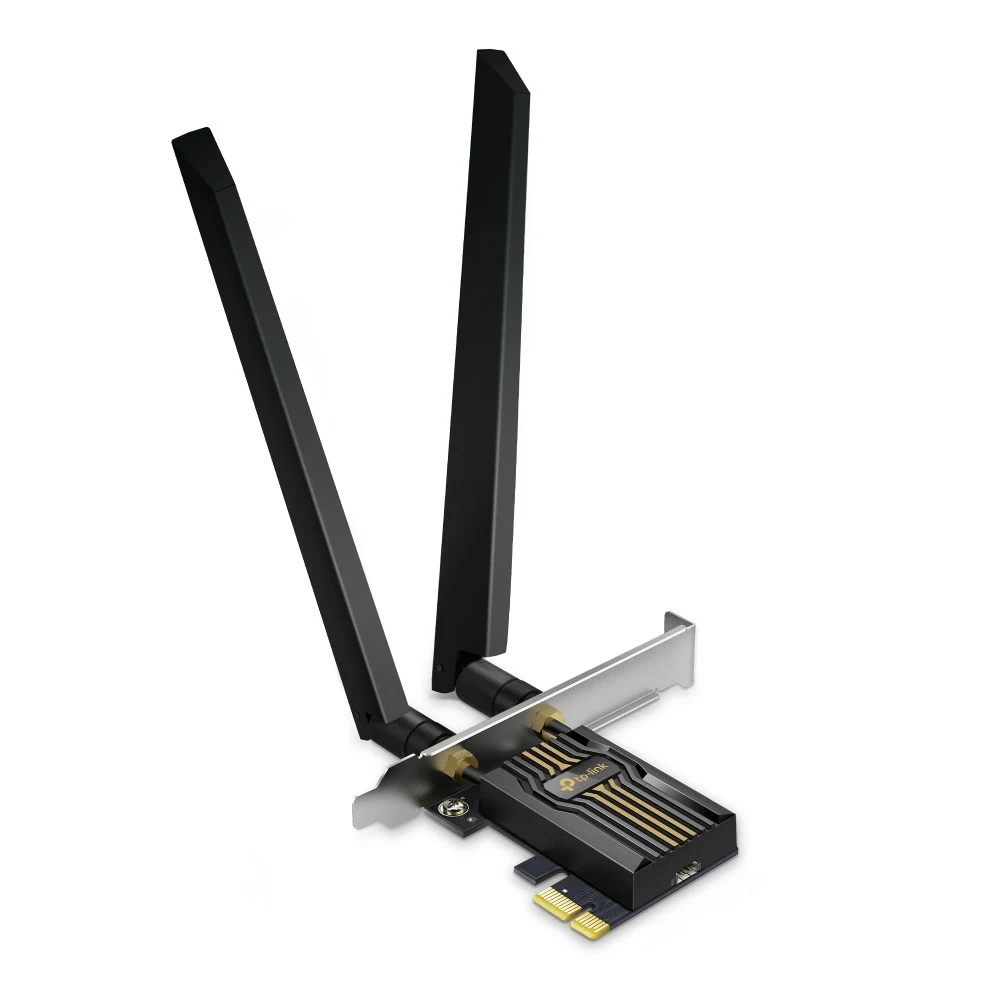 Сетевой адаптер беспроводной PCIe BE9300 Tp-Link Archer TBE552E &lt Трехдиапазонный беспроводной PCI Express-адаптер Wi-Fi 7 с поддержкой Bluetooth 5.4, IEEE 802.11a/b/g/n/ac/ax/be, скорости передач