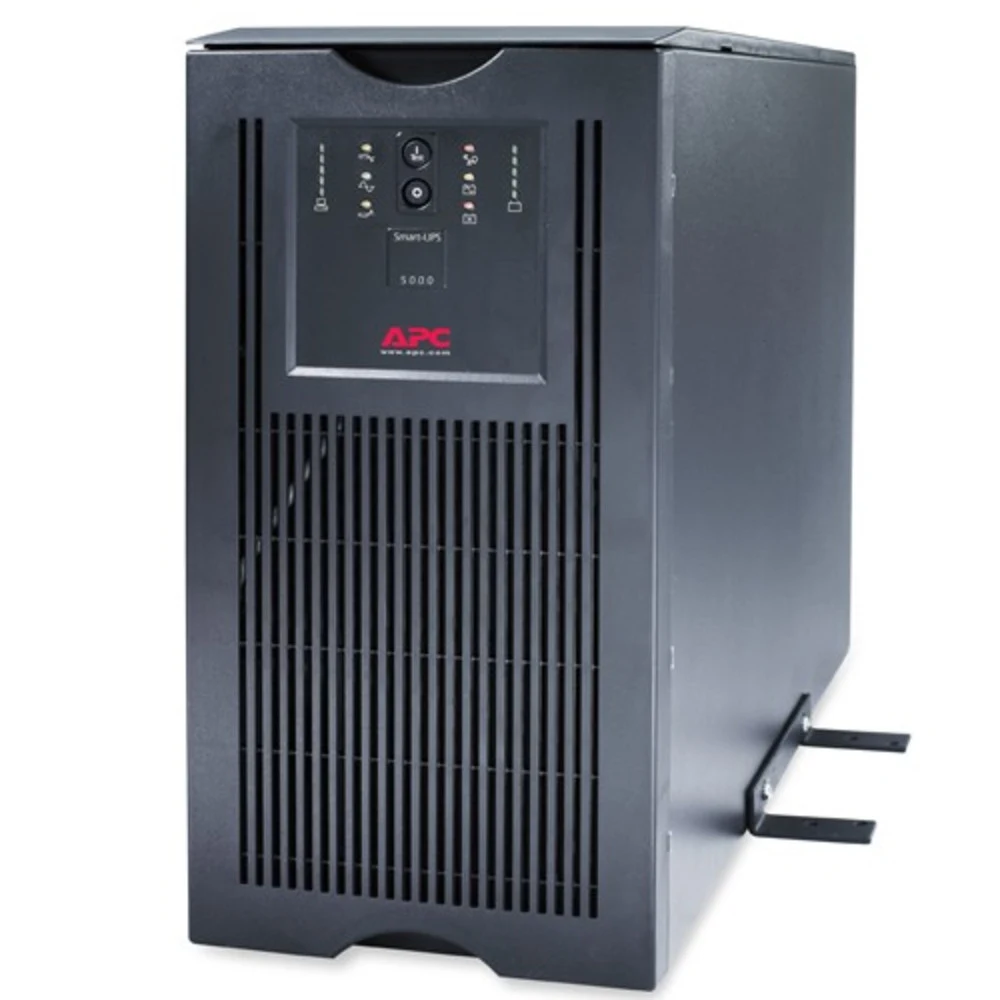 Источник бесперебойного питания APC Smart-UPS SUA, Line-Interactive, 5000VA / 4000W, Rack/Tower, IEC, Serial+USB, SmartSlot Характеристики: Выход: Выходная мощность: 4.0 KВатт / 5.0 kВА Максимальная