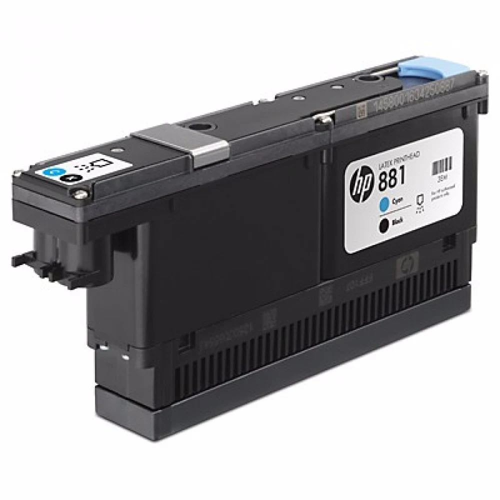 Печатающая головка HP Europe/CR328A/Латексный/Черный и голубой/№881 CR328A