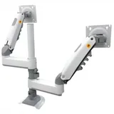Крепление настольное NB H180-WE с газлифтом для 2х дисплеев 17"-27(32)", 2-9кг, VESA:75-100, белое H180-XE