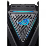 ASUS ROG Hyperion GR701 E-ATX Gaming case Black, 420 mm dual radiator support, four 140 mm fans, metal GPU holder, component storage, ARGB fan hub, Aura Sync, Dual USB Type-C ports, 60W fast chargin