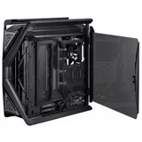 ASUS ROG Hyperion GR701 E-ATX Gaming case Black, 420 mm dual radiator support, four 140 mm fans, metal GPU holder, component storage, ARGB fan hub, Aura Sync, Dual USB Type-C ports, 60W fast chargin