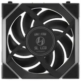 Вентилятор для корпуса Lian Li Uni Fan SL Wireless LCD 120 ARGB Reverse Blade, 12cm, 4pin, Black